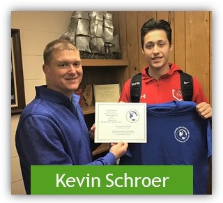 Picture of Kevin Schroer with Mr. Papineau